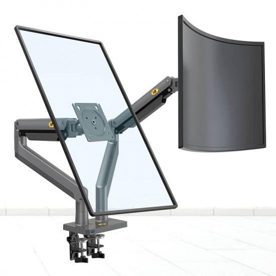 Giá Treo 2 Màn Hình Máy Tính NB-G35 (22&quot;- 32&quot;) Xoay Đa Hướng